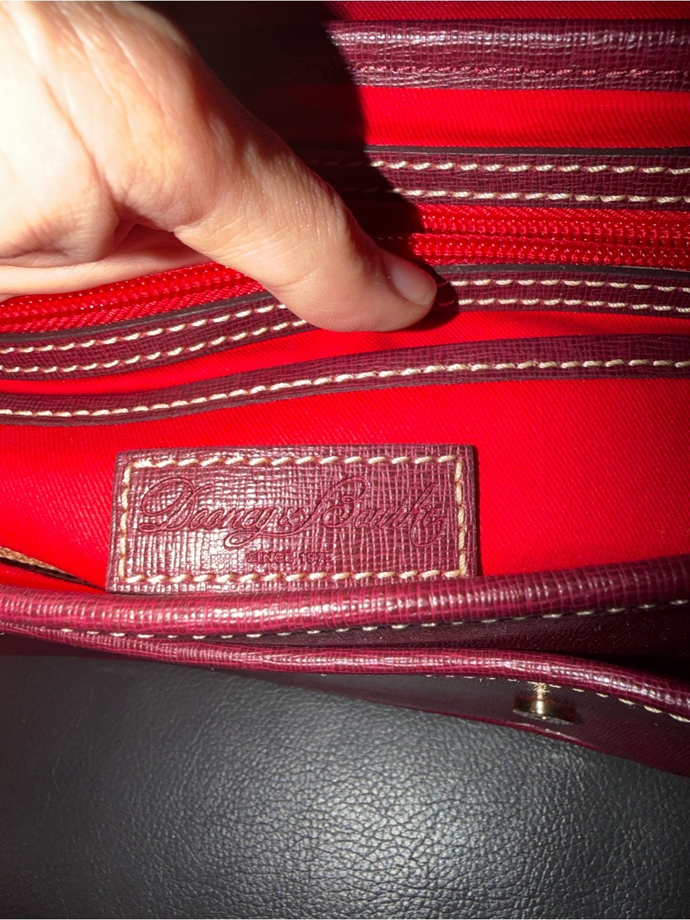 Dooney & Bourke Saffiano Leather Small Messenger Crossbody Bag BRAND NEW! - Picture 7 of 9